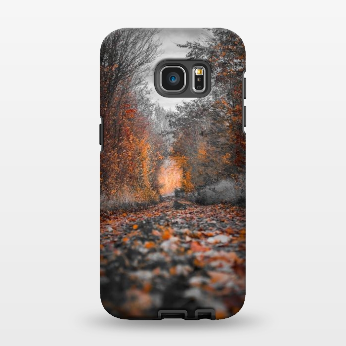 Galaxy S7 EDGE StrongFit Fall trees  by Winston
