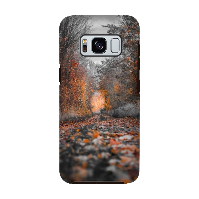 Galaxy S8 StrongFit Fall trees  by Winston