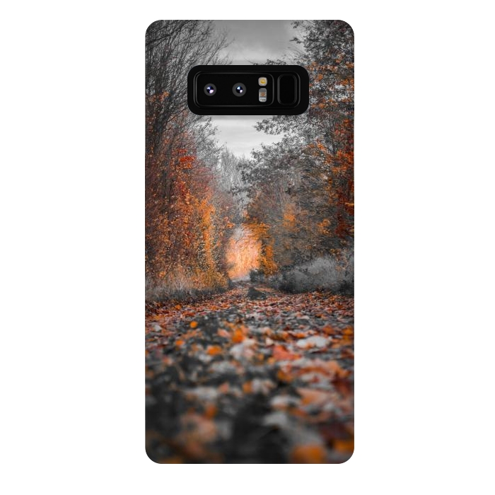 Galaxy Note 8 StrongFit Fall trees  by Winston