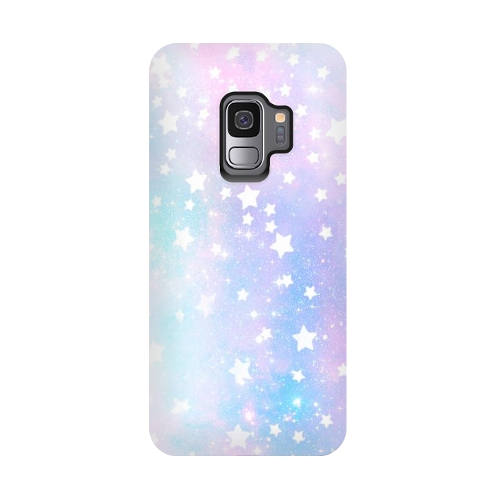 Galaxy S9 StrongFit Rainbow galaxy and stars by Oana 