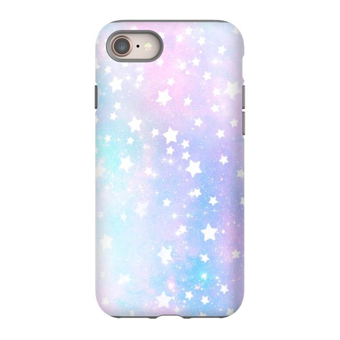 iPhone 8 StrongFit Rainbow galaxy and stars by Oana 