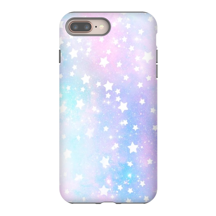iPhone 8 plus StrongFit Rainbow galaxy and stars by Oana 