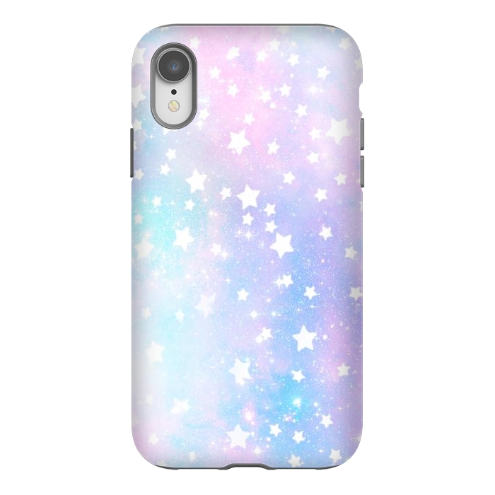iPhone Xr StrongFit Rainbow galaxy and stars by Oana 