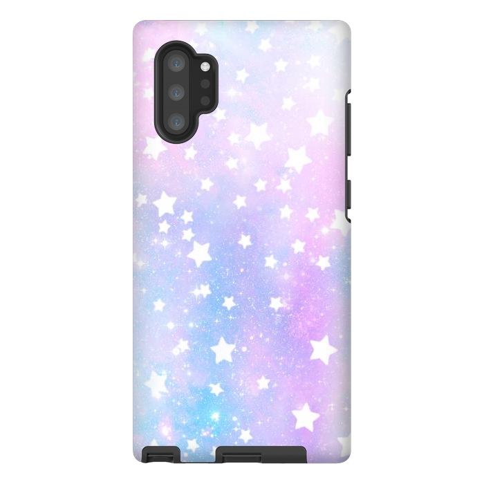 Galaxy Note 10 plus StrongFit Rainbow galaxy and stars by Oana 