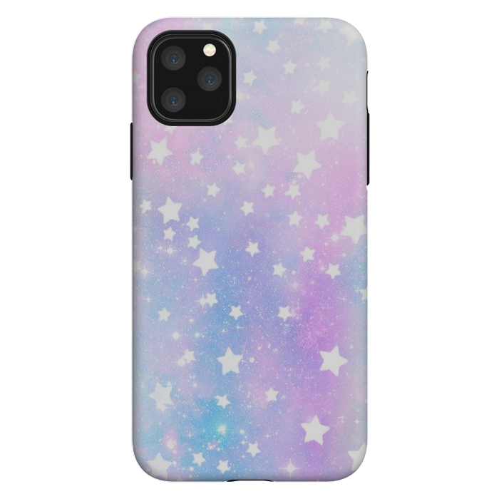 iPhone 11 Pro Max StrongFit Rainbow galaxy and stars by Oana 