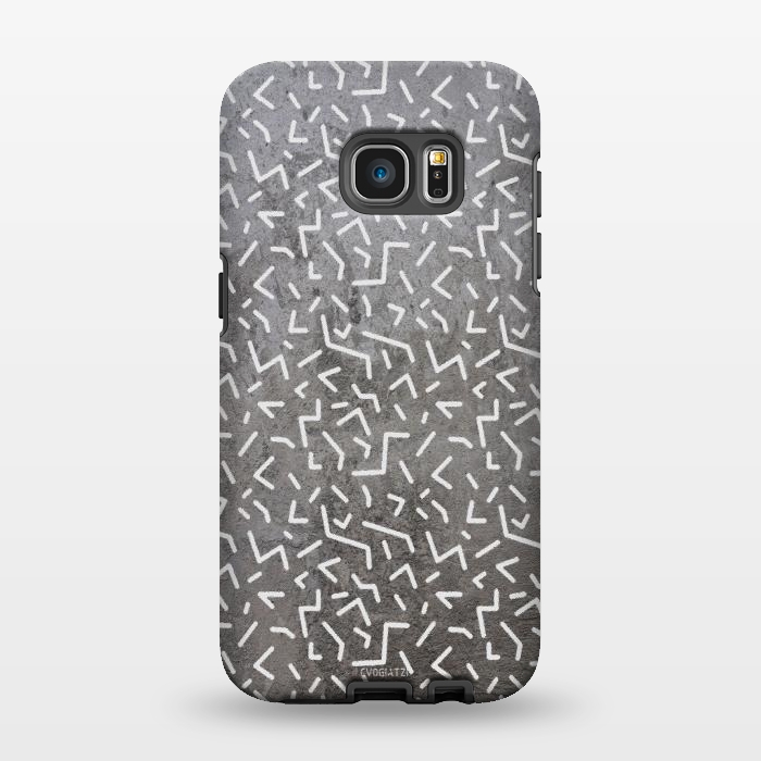 Galaxy S7 EDGE StrongFit Paint PA Calm Grey by ''CVogiatzi.