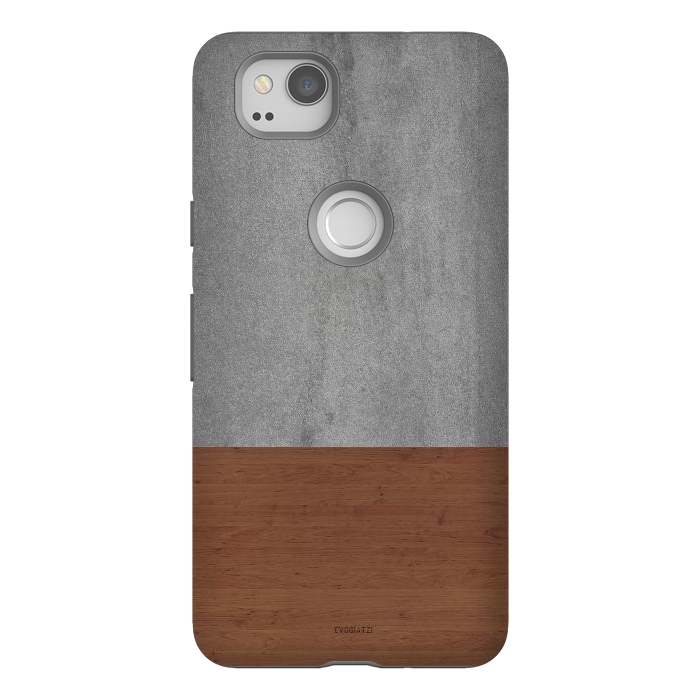 Pixel 2 StrongFit Concrete-Touch of a Wood by ''CVogiatzi.
