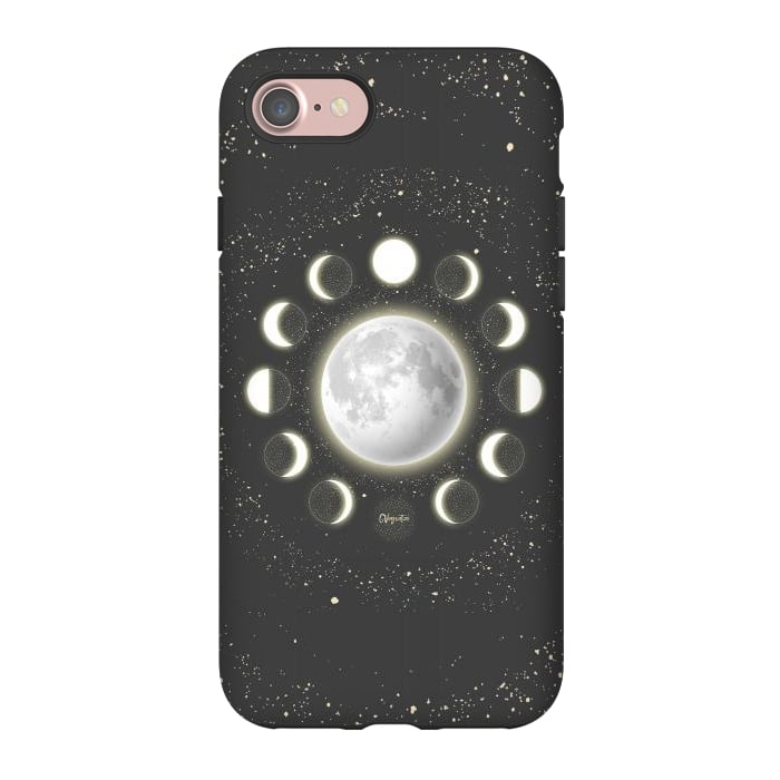 iPhone 7 StrongFit Telescope Dreamy Shine-Phases of the Moon by ''CVogiatzi.