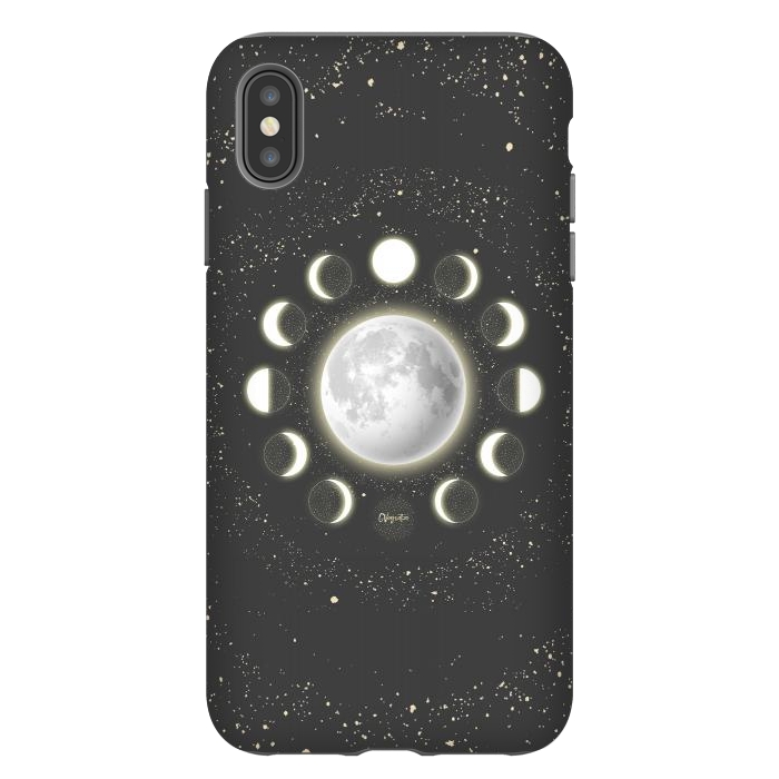 iPhone Xs Max StrongFit Telescope Dreamy Shine-Phases of the Moon by ''CVogiatzi.