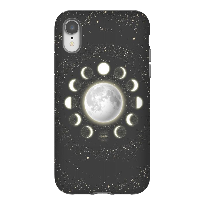 iPhone Xr StrongFit Telescope Dreamy Shine-Phases of the Moon by ''CVogiatzi.