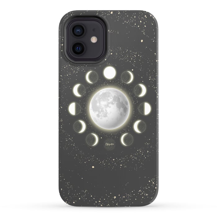 iPhone 12 StrongFit Telescope Dreamy Shine-Phases of the Moon by ''CVogiatzi.