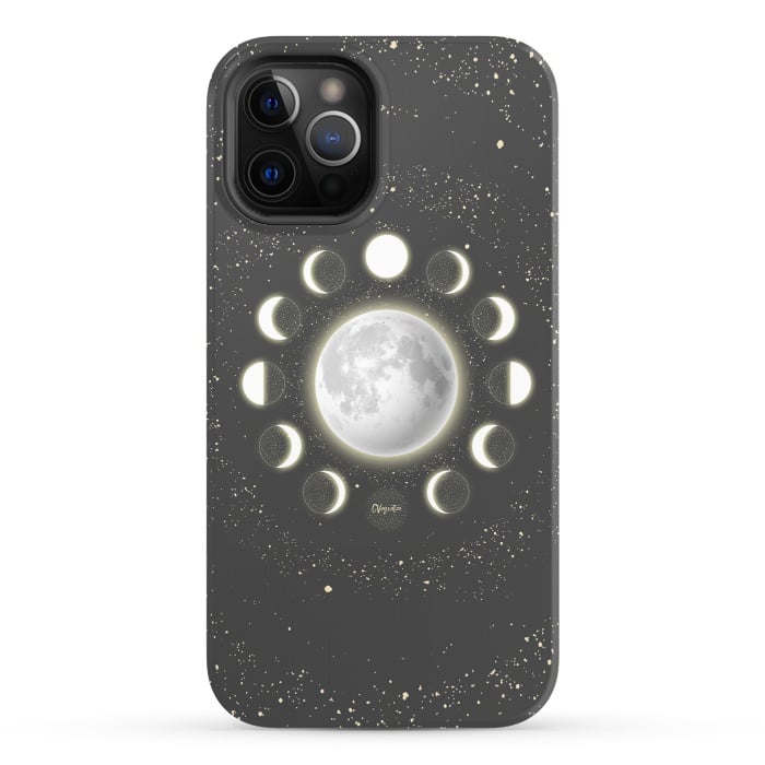iPhone 12 Pro StrongFit Telescope Dreamy Shine-Phases of the Moon by ''CVogiatzi.