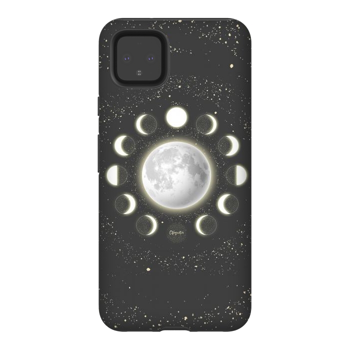 Pixel 4XL StrongFit Telescope Dreamy Shine-Phases of the Moon by ''CVogiatzi.