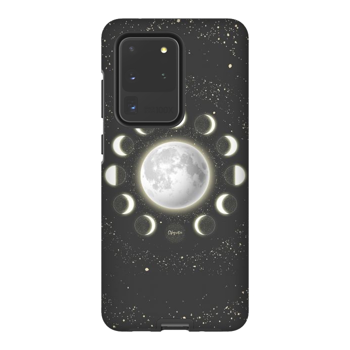 Galaxy S20 Ultra StrongFit Telescope Dreamy Shine-Phases of the Moon by ''CVogiatzi.