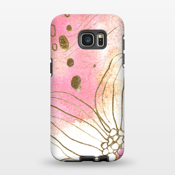Galaxy S7 EDGE StrongFit Pink Dreams by Lena Terzi by Elena Terzi