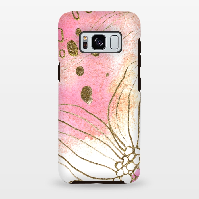 Galaxy S8 plus StrongFit Pink Dreams by Lena Terzi by Elena Terzi