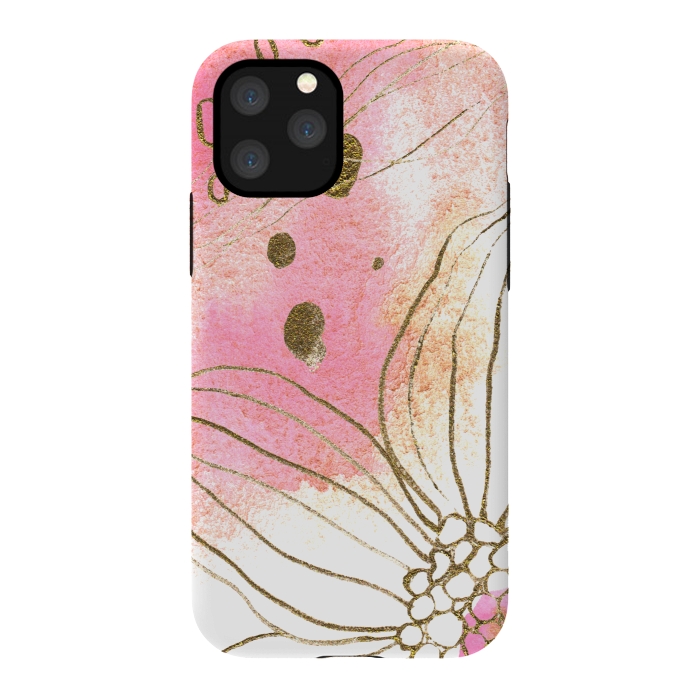 iPhone 11 Pro StrongFit Pink Dreams by Lena Terzi by Elena Terzi