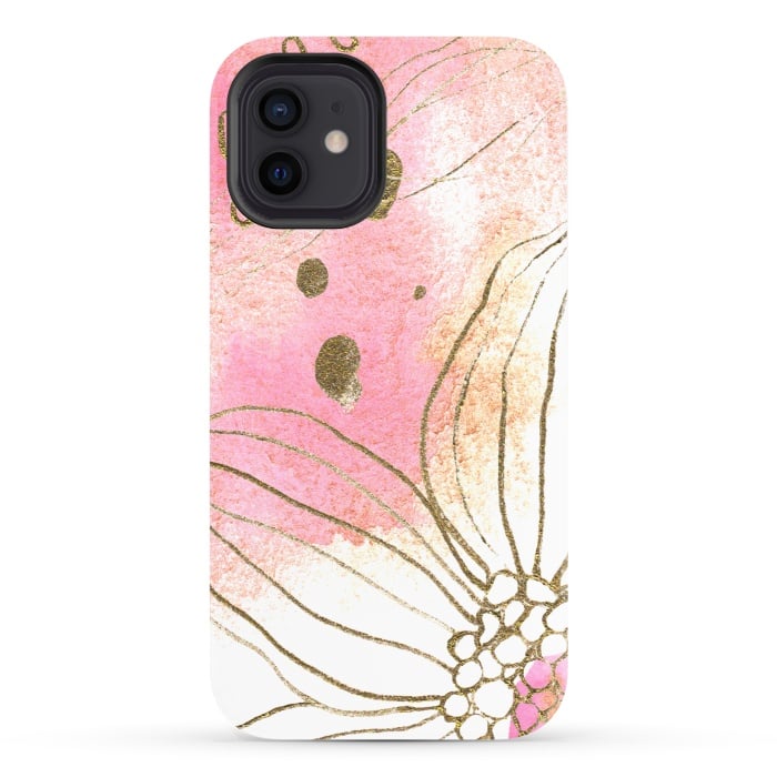 iPhone 12 StrongFit Pink Dreams by Lena Terzi by Elena Terzi