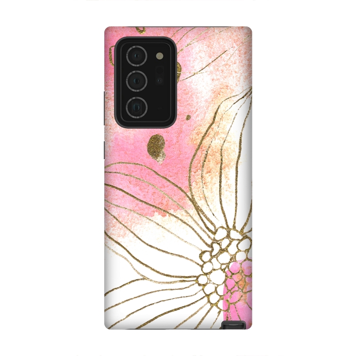 Galaxy Note 20 Ultra StrongFit Pink Dreams by Lena Terzi by Elena Terzi