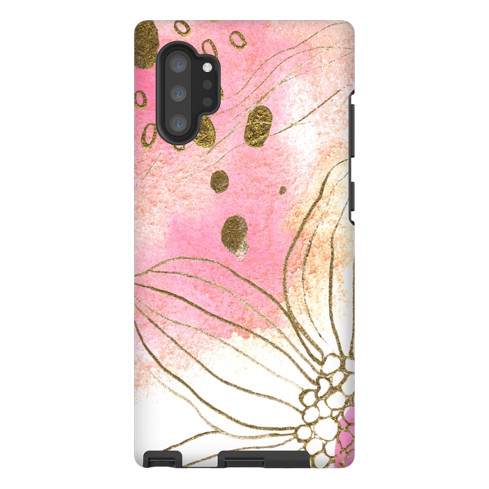 Galaxy Note 10 plus StrongFit Pink Dreams by Lena Terzi by Elena Terzi