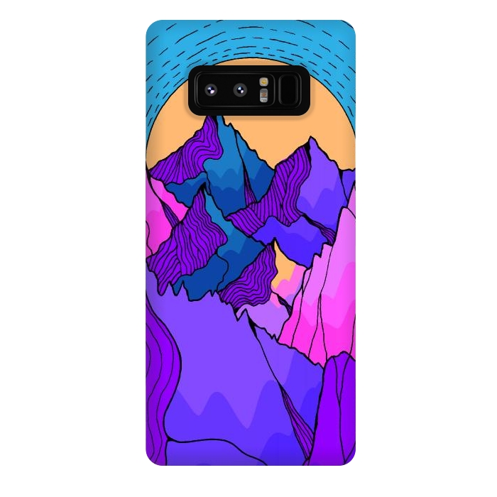Galaxy Note 8 StrongFit A vibrant mountain morning by Steve Wade (Swade)