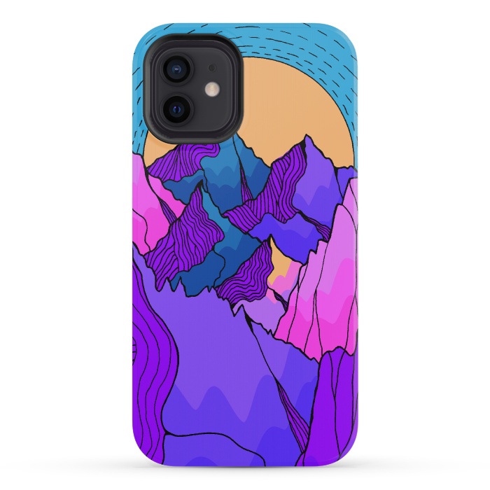 iPhone 12 mini StrongFit A vibrant mountain morning by Steve Wade (Swade)