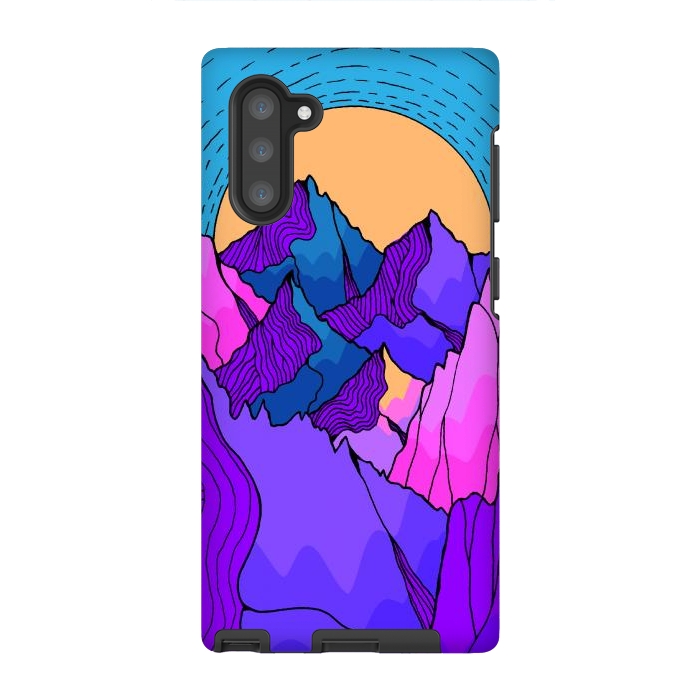 Galaxy Note 10 StrongFit A vibrant mountain morning by Steve Wade (Swade)