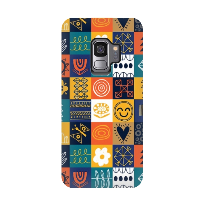 Galaxy S9 StrongFit tribal love ethnic 2  by MALLIKA