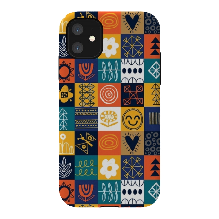 iPhone 11 StrongFit tribal love ethnic 2  by MALLIKA