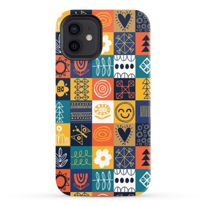 iPhone 12 StrongFit tribal love ethnic 2  by MALLIKA