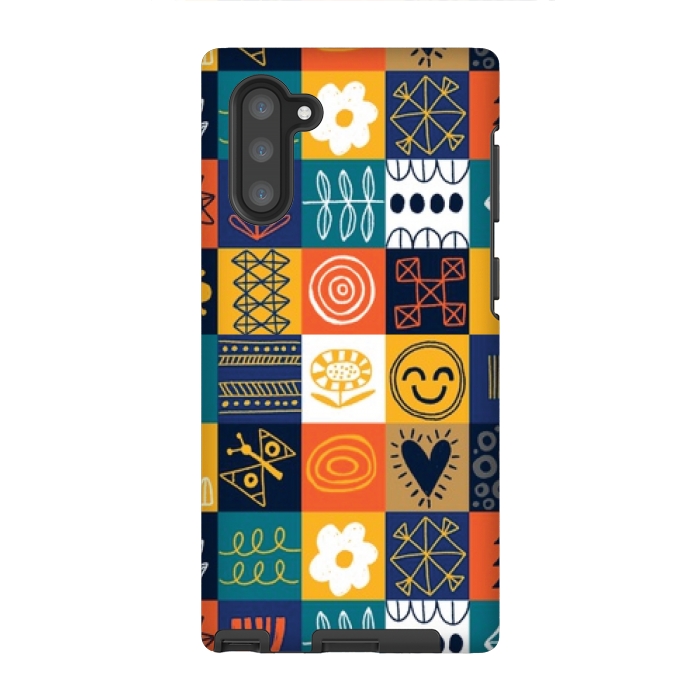 Galaxy Note 10 StrongFit tribal love ethnic 2  by MALLIKA