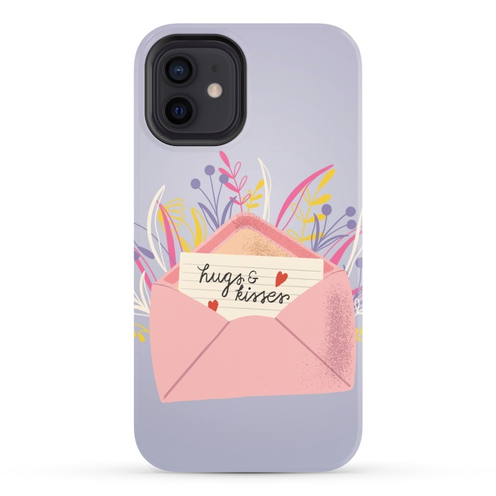 iPhone 12 StrongFit Hugs and Kisses, Happy Valentine's Day 1 by Jelena Obradovic