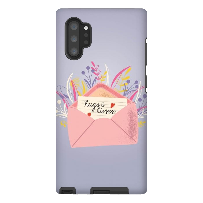 Galaxy Note 10 plus StrongFit Hugs and Kisses, Happy Valentine's Day 1 by Jelena Obradovic