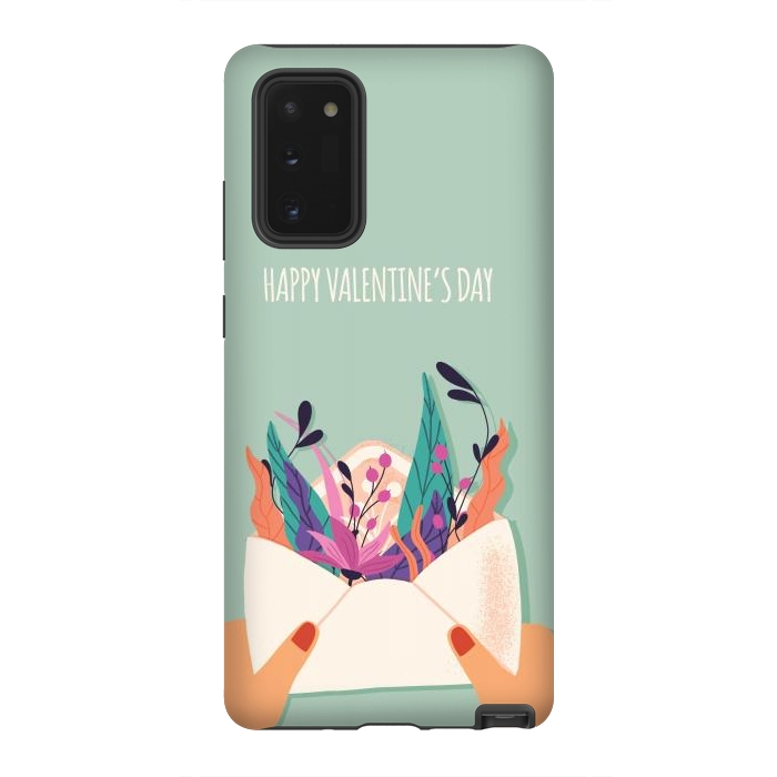 Galaxy Note 20 StrongFit Love Letter, Happy Valentine's Day 2 by Jelena Obradovic