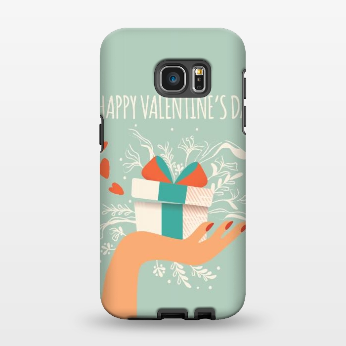 Galaxy S7 EDGE StrongFit Love gift, Happy Valentine's Day 1 by Jelena Obradovic