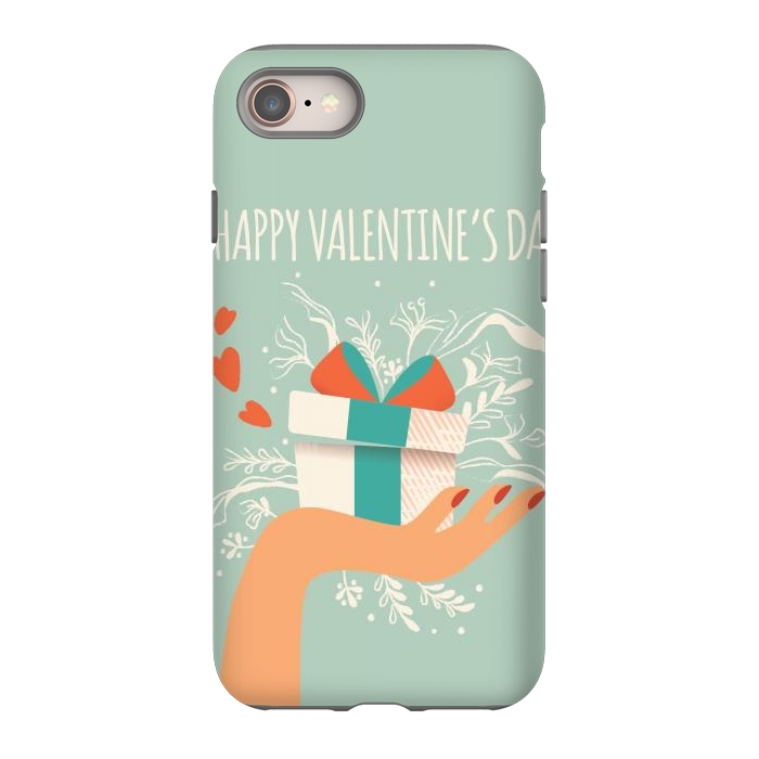 iPhone 8 StrongFit Love gift, Happy Valentine's Day 1 by Jelena Obradovic