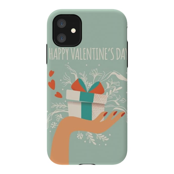 iPhone 11 StrongFit Love gift, Happy Valentine's Day 1 by Jelena Obradovic