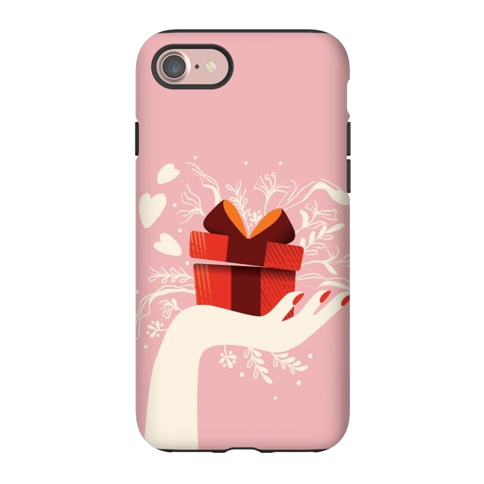 iPhone 7 StrongFit Love gift, Happy Valentine's Day by Jelena Obradovic