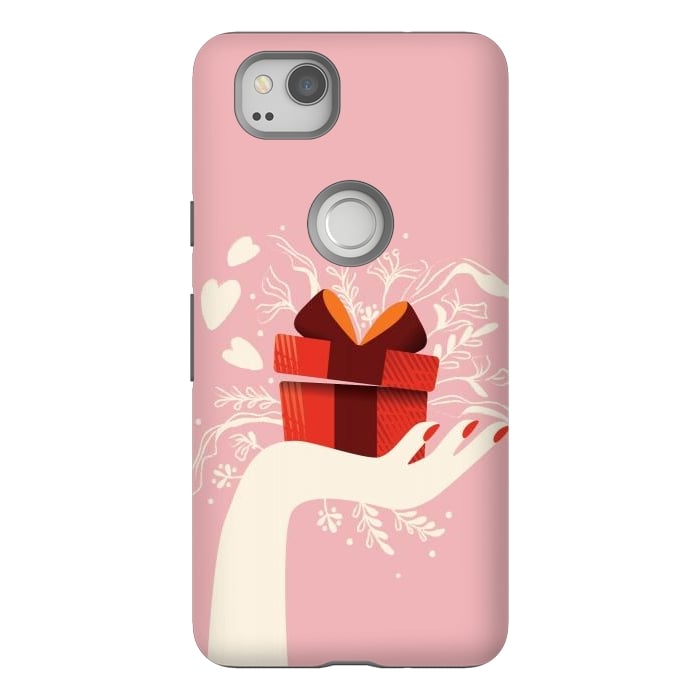 Pixel 2 StrongFit Love gift, Happy Valentine's Day by Jelena Obradovic