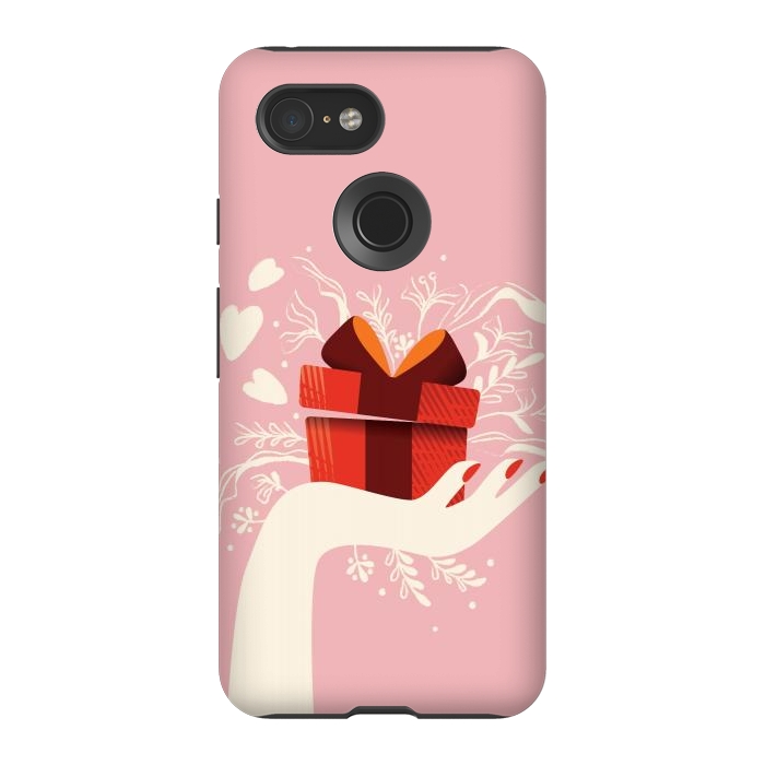 Pixel 3 StrongFit Love gift, Happy Valentine's Day by Jelena Obradovic