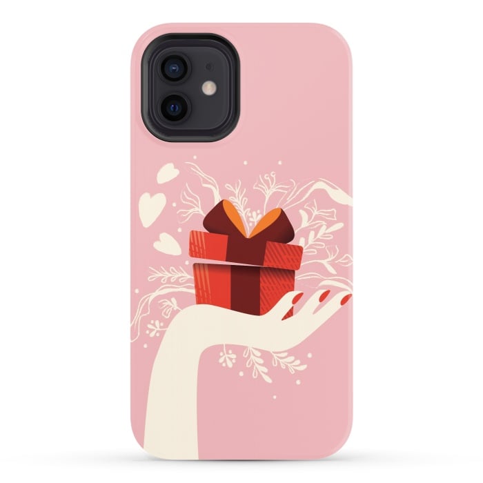 iPhone 12 StrongFit Love gift, Happy Valentine's Day by Jelena Obradovic