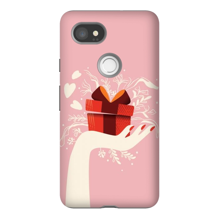 Pixel 2XL StrongFit Love gift, Happy Valentine's Day by Jelena Obradovic