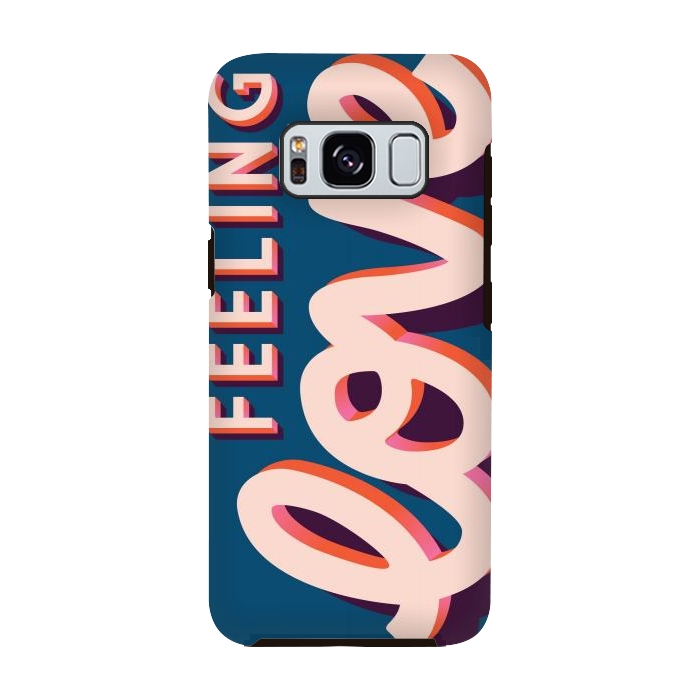 Galaxy S8 StrongFit Love, Hand Lettered, Happy Valentine's Day 2 by Jelena Obradovic
