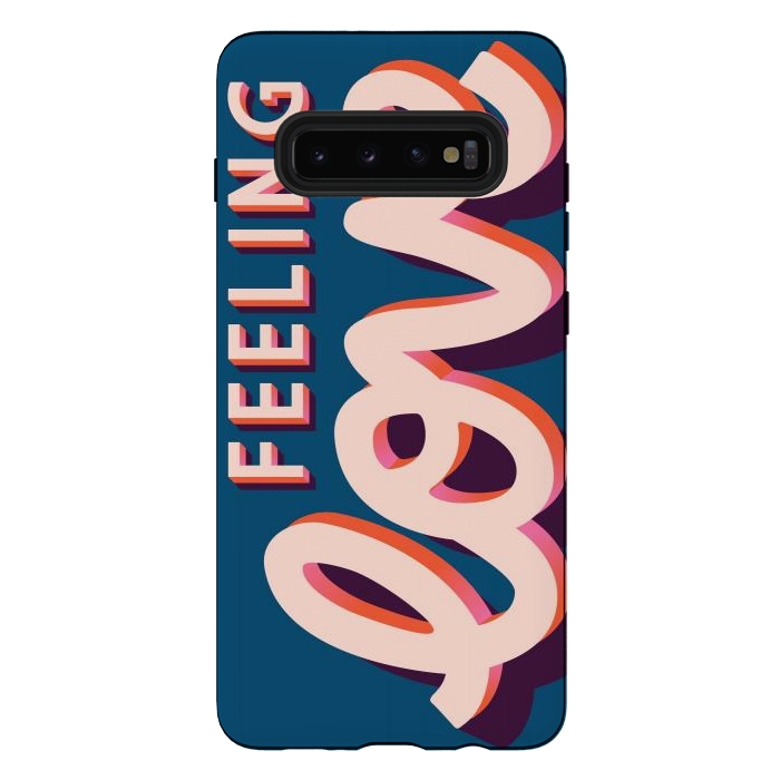 Galaxy S10 plus StrongFit Love, Hand Lettered, Happy Valentine's Day 2 by Jelena Obradovic