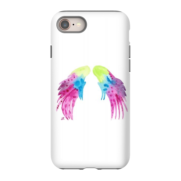 iPhone 8 StrongFit Angel wings watercolor  by ArtKingdom7