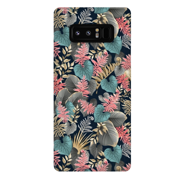 Galaxy Note 8 StrongFit pink metallic print 2 by MALLIKA