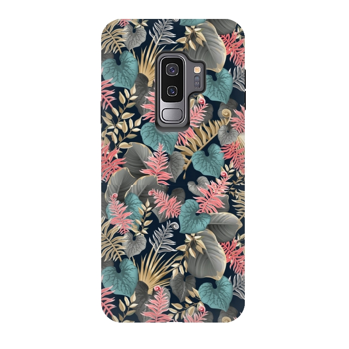 Galaxy S9 plus StrongFit pink metallic print 2 by MALLIKA
