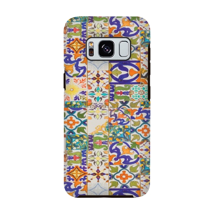 Galaxy S8 StrongFit OLD TILE PATTERN by MALLIKA