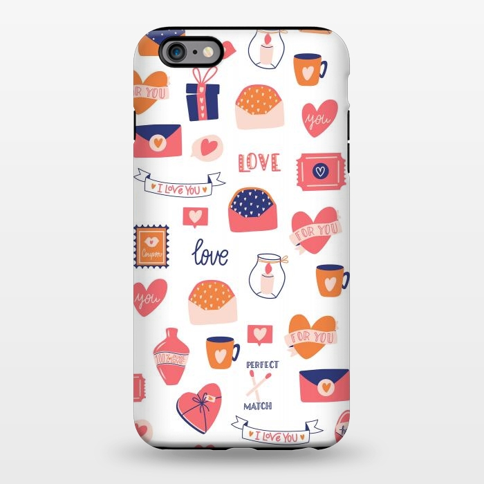 iPhone 6/6s plus StrongFit Valentine pattern 01 by Jelena Obradovic