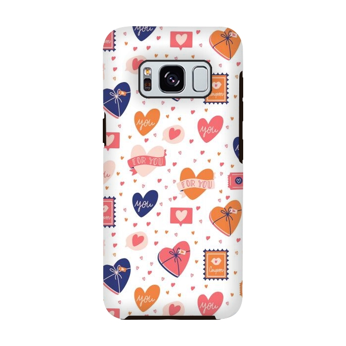 Galaxy S8 StrongFit Valentine pattern 06 by Jelena Obradovic